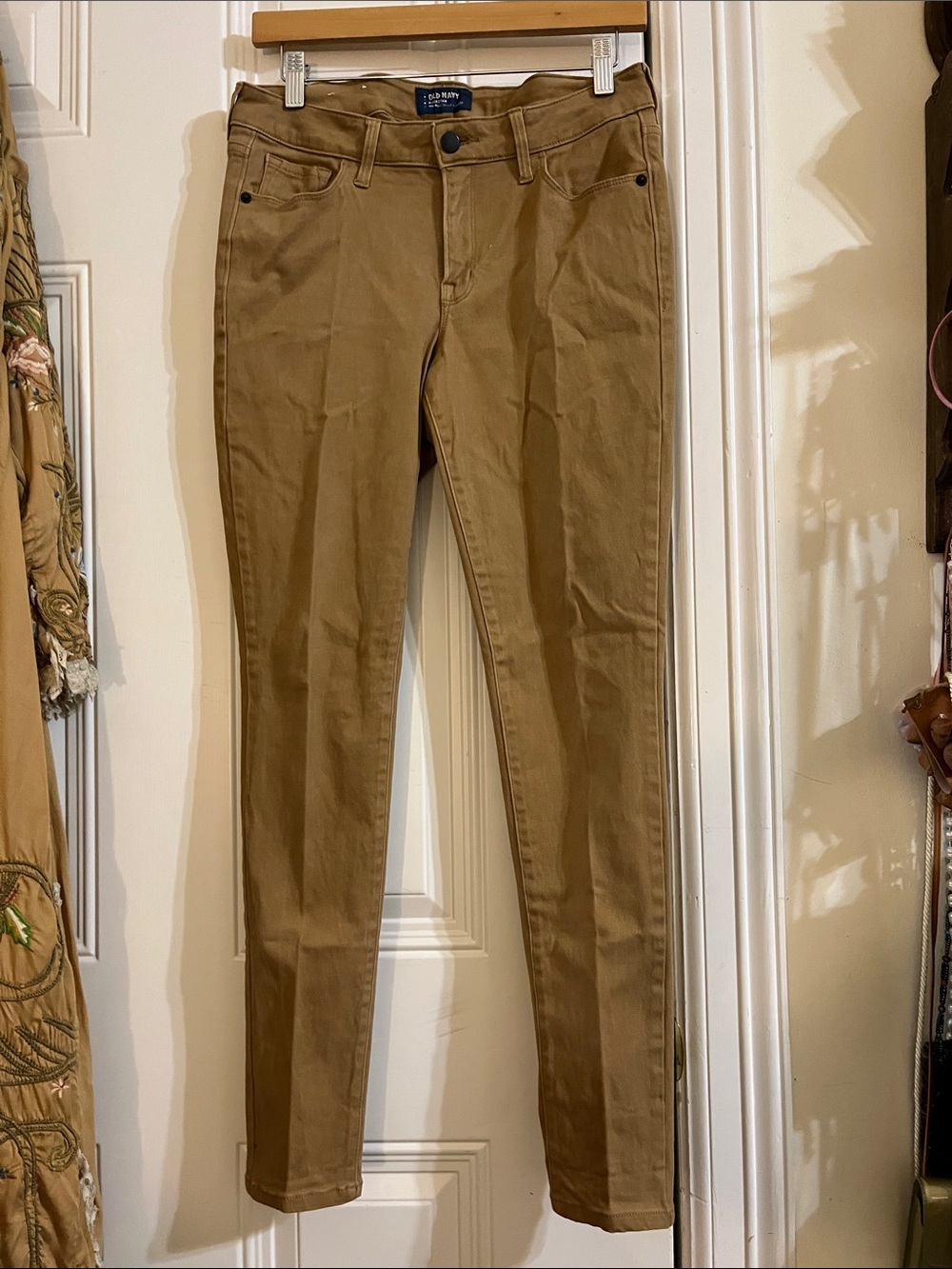 Old Navy Camel/Tan Slim Stretch Skinny Pants
